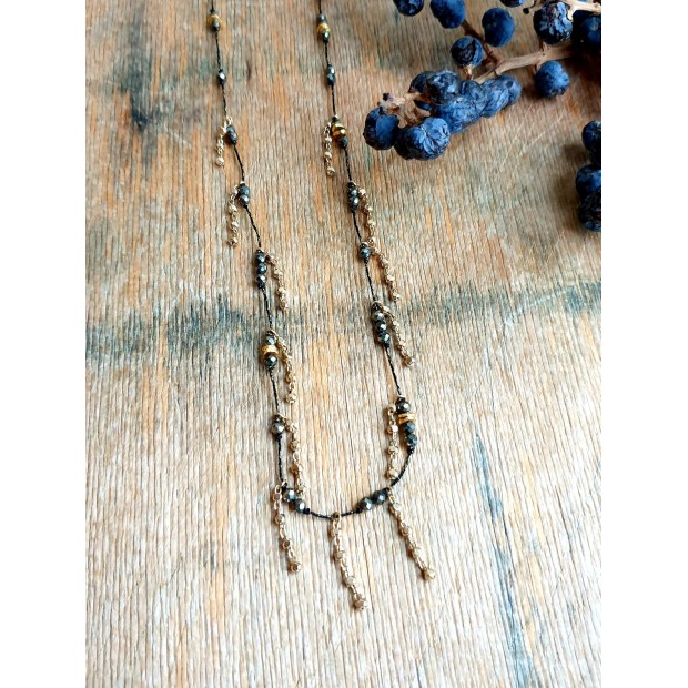 Hanka IN kaklo papuošalas su piritu